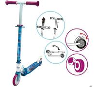 La Reine des neiges, trottinette pliante à deux roues avec guidon réglable Frozen