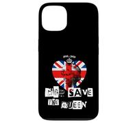 La Reine Elizabeth II Dieu Sauve la Reine Punk Memoriam Love Coque pour iPhone 13