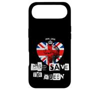 La Reine Elizabeth II Dieu Sauve la Reine Punk Memoriam Love Coque pour iPhone Air