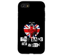 La Reine Elizabeth II Dieu Sauve la Reine Punk Memoriam Love Coque pour iPhone SE (2020) / 7/8