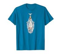 La Reine et la Mère de la Fin Times Notre Dame Vierge Marie T-Shirt, Homme, Saphir, 3XL