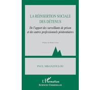 La réinsertion sociale des détenus : de l'apport des surveillants de prison et des autres professionnels pénitentiaires