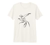 La Relation derviche Entre l'homme et Dieu Line Art T-Shirt Haut de Gamme