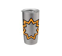 La religion bahaïe devrait unir tous les cœurs Symbole bahá'i Unité Gobelet isotherme en acier inoxydable double paroi