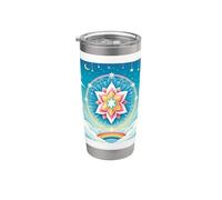La religion bahaïe devrait unir tous les cœurs Symbole bahá'i Unité Gobelet isotherme en acier inoxydable double paroi