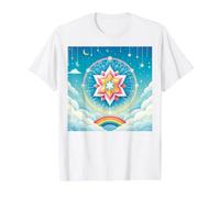 La Religion bahaïe devrait unir Tous Les cœurs Symbole bahá'i Unité T-Shirt Graphique avec Valeur, Homme, Blanc, S