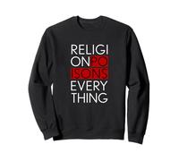 La religion empoisonne tout. Nice anti-religion et athée Sweatshirt