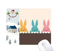 la religion festival adorable lapin de pâques cadeau de noël maison tapis de souris