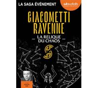 La Relique du Chaos - La Saga du soleil noir, vol. 3 Livre audio 1 CD MP3 - Eric Giacometti - Audiolib - Coffret - Textes lus