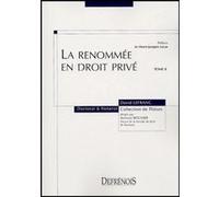 La renommée en droit privé David Lefranc (Auteur)