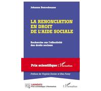 La Renonciation En Droit De L'aide Sociale - Recherche Sur L'effectivité Des Droits Sociaux