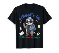 La rentrée Scolaire de Honey Badger Fait vibrer Les écoles dans Let Chaos Begin T-Shirt