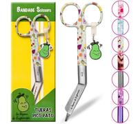 La Repera de Enfermera® Ciseaux d'infirmière premium : ciseaux à bec de canard et pointe rome | Pointe ronde professionnelle | Idéal pour les cadeaux infirmiers et accessoires (FRUIT PASSION)