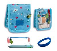 La Repera de Enfermera® Protège-poches Infirmerie + Porte-ciseaux d'infirmière + Stylo 6 couleurs + Bracelet | Organisateur de sacs | Accessoires infirmières TCAE vétérinaire (BLUE NURSEES)