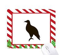 la représentation Animale Aigle Noir Mignon Tapis de Souris Canne de noël du Tapis.
