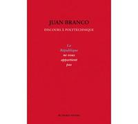 La république ne vous appartient pas Discours à polytechnique - Juan Branco - Au diable vauvert - Poche - Etude