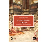 La République romaine - Christophe Badel - Puf - broché - Essai