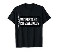 La résistance est Un Nerd de Physique des Sorts électroniques Inutile T-Shirt