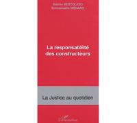 La responsabilité des constructeurs - Sabine Bertolaso - L'harmattan - broché - Etude