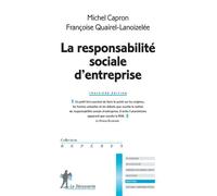 La responsabilité sociale d'entreprise - Michel Capron - La découverte - Poche - Etude