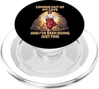 La résurrection de Jésus Sort de ma Grotte Funny Easter PopSockets PopGrip pour MagSafe