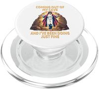 La résurrection de Jésus Sort de ma Grotte Funny Easter PopSockets PopGrip pour MagSafe