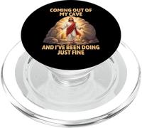 La résurrection de Jésus Sort de ma Grotte Funny Easter PopSockets PopGrip pour MagSafe