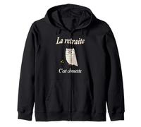La Retraite C'est Chouette - Humour Lunettes retraité Sweat à Capuche