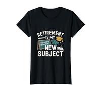 La Retraite est ma Nouvelle matière La Retraite des Enseignants à la Retraite T-Shirt Graphique avec Valeur