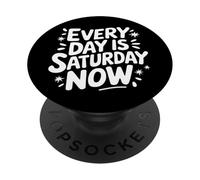 La Retraite Tous Les Jours est Samedi Maintenant PopSockets PopGrip Adhésif