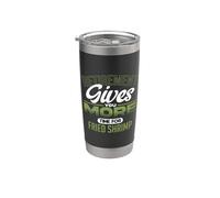 La retraite vous donne plus de temps pour les crevettes frites Gobelet isotherme en acier inoxydable double paroi