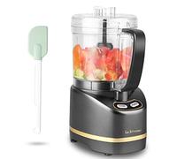 La Rêveuse Hachoir électrique avec bol de préparation de 450 ml, pour hacher, hacher, broyer, mélanger, réduire en purée (Dark Grey)