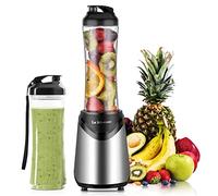 La Rêveuse Mixeur Blender perso smoothies shakes, 2 gobelets, Silver