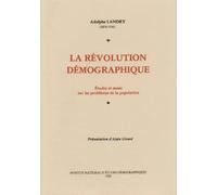 La Révolution démographique : Études et essais sur les problèmes de la population