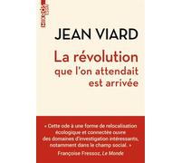 La révolution que l'on attendait est arrivée - Jean Viard - L'aube Eds De - Poche - Essai