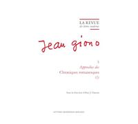 La Revue des lettres modernes: Approches des Chroniques romanesques (1)