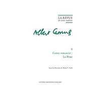 La Revue des lettres modernes: Camus romancier : La Peste