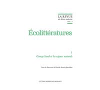 La Revue des lettres modernes George Sand et les espaces naturels 2026 - Collectif - Classiques Garnier - broché - Revue