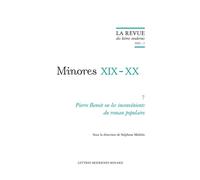 La Revue des lettres modernes Pierre Benoit ou les inconvénients du roman populaire 2026 - Stéphane Maltère - Classiques Garnier - broché - Revue