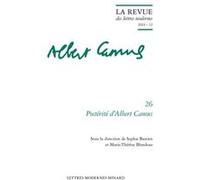 La Revue des lettres modernes Sophie Bastien (Editeur du volume), Philippe Vanney (Collection dirigée par), Julien Roumette (Collection dirigée par), Collectif (Auteur), Marie-Thérèse Blondeau (Editeu