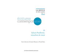La Revue des lettres modernes Sylvain Prudhomme, nomadisme du roman 2023 - Laurent Demanze - Classiques Garnier - broché - Revue
