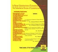 La Revue subsaharienne d'Economie et de finance Collectif (Auteur)