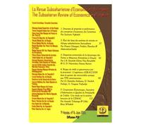 La Revue Subsaharienne D'economie Et De Finance N°5