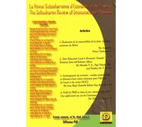 La Revue Subsaharienne D'economie Et De Finance N° 8