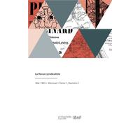 La Revue syndicaliste - Thomas Albert - Hachette Bnf - broché - Livre