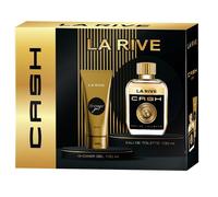 La Rive CASH FOR MEN Set cadeau EDT 100ml + 100ml Gel douche SET Cadeau Nouveau