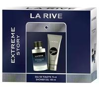 LA RIVE Extreme Story Ensemble eau de toilette pour homme - Eau de toilette 75 ml + gel douche 100 ml Parfum frais et masculin avec bergamote, lavande et notes de bois Coffret cadeau élégant pour