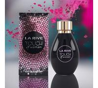 La Rive Touch of Women Eau de parfum pour femme (90 ml), parfum oriental doux pour femme avec café, vanille et fleurs blanches, vaporisateur de parfum longue durée, idée cadeau