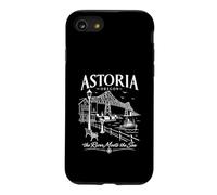 La rivière Astoria Oregon Bridge Rencontre la mer et Le Port côtier Coque pour iPhone SE (2020) / 7/8