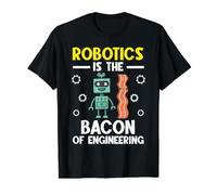 La robotique est Le Bacon de l'IA des ingénieurs Robots d'ingénierie T-Shirt Graphique avec Valeur